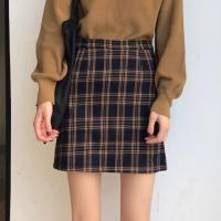 ราคา กระโปรงทรงเอ ลายสก็อต (2298934186)