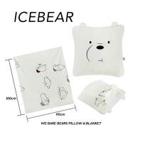ราคา We Bare Bears หมอนผ้าห่ม (ครบเซตจ้า) พกพาง่าย ลายน่ารักมาก (13042761960)