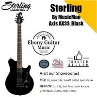 ราคา Sterling By MusicMan Axis AX3S กีตาร์ไฟฟ้า - สีดํา (47609026313)