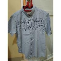 ราคา KEMEJA เสื้อเชิ้ตผู้ชาย เสื้อเชิ้ตผู้ชาย สีฟ้าอ่อน (49859128809)