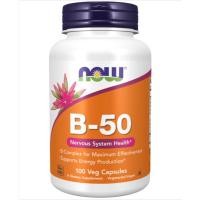 ราคา Vitamin B Complex B-50 / B-100 (Capsules) by NOW Foods (54307516471)