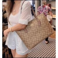 ราคา COACH Gallery Tote In Signature Canvas #สินค้าแท้100% #กระเป๋าแบรนด์ (23881095376)