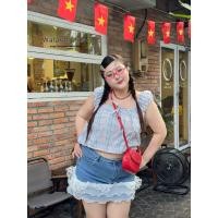 ราคา กระโปรงยีนส์สาวอวบแต่ชายลูกไม้ (50703046696)