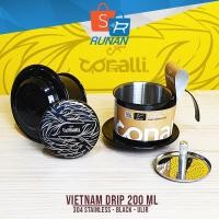 ราคา Vietnam Drip Thread Stainless 200 ml Conalli Coffee Dripper Black 200ml (27644400073)