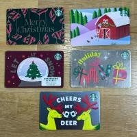 ราคา บัตรสตาร์บัคส์ อเมริกา ยังไม่ขูดพิน บัตรกระดาษ (starbucks card) Christmas Collection 2023 (29900949241)
