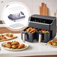 ราคา จานหม้อปรุงอาหารสําหรับ Airfryer พร้อมที่จับซิลิโคน Non BPA เครื่องล้างจานปลอดภัย Airfryer อุปกรณ์เสริม Holiday Party Meal เตรียม (48960032252)