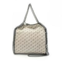 ราคา พร้อมส่ง stella mccartney falabella mini 26cm สีเบจ มือสองของแท้ (22288084131)