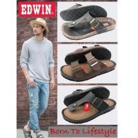 ราคา Edwin PU หนังผู้ชายรองเท้าแตะรองเท้าแตะ Edwin ลอย Clarks LeeCopper Lifestyle Gaaya Lasak Selesa (24092644437)