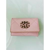 ราคา กระเป๋าสตางค์หนังแท้ใบเล็ก CC (used) (44362251954)