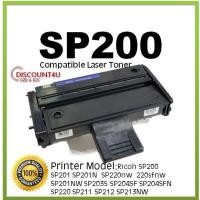 ราคา ○♦Discount4U สินค้าเทียบเท่า Toner SP200/ SP220 For Ricoh SP220NW/SP200/SP201NW/SP203S/SP20 (17864018621)