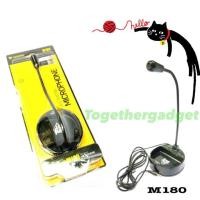 ราคา Mic NUBWO M180 ไมค์โครโฟน คอมพิวเตอร์ ตั้งโต๊ะ Microphone ไมค์ คอม M180 (5816251222)