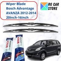 ราคา BOSCH Advantage Wiper Toyota Avanza 2012-2014 Original BOSCH 20inch-16inch Smooth Rubber Anti-Scratch ทนทาน (50710129176)