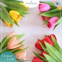 ราคา TIERRA Tulip Artificial ดอกทิวลิป ดอกไม้ประดิษฐ์จากโสน ดอกไม้จากวัสดุธรรมชาติ ดอกไม้ทำมือ สูง 45 cm (27353631493)