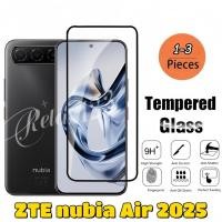 ราคา สําหรับ ZTE Nubia Air 5G 3PCS ป้องกันหน้าจอกระจกนิรภัยสําหรับ ZTE nubia Air ZTE NubiaAir 5G 4G 2025 Full Clear HD ฟิล์มป้องกันกระจก Anti Scratch 9H ความแข็ง (28192706233)
