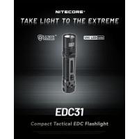 ราคา ไฟฉาย Nitecore EDC31 Compact Tactical EDC Flashlight : สินค้ารับประกัน 1 ปี (25340318432)