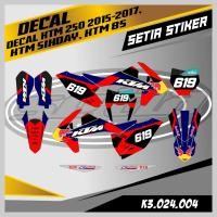 ราคา DECAL KTM 250 2015-2017/KTM SIXDAY/KTM 85 DESIGN ฟรี REQUEST CUSTOM ใหม่, สติ๊กเกอร์ KTM, (K3.024.004) (40805793730)
