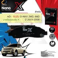 ราคา Compact รุ่นใหม่ผ้าเบรคหน้า Isuzu DMAX, D-Max 2WD,4WD,HiLander ปี 2003-2006 COMPACT NANO X DEX 476 (19601483539)