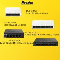 ราคา D-Link 8/5 พอร์ตเครือข่ายกิกะบิตมองไม่เห็นสวิตช์เดสก์ท็อปเคสโลหะ DGS-1005A/DGS-1008A/DGS-105GL/DGS-108GL (44127054531)