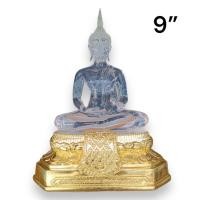 ราคา สุโขทัยแก้วใส ปิดทอง วัดท่าซุง กว้าง 9นิ้ว สูง 17นิ้ว (23584006540)