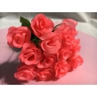 ราคา ดอกกุหลาบปลอม สีชมพู แพ็คละ 12 ดอก (3316766827)