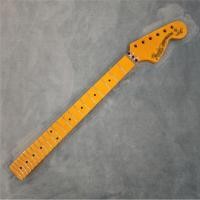 ราคา Lock Nut Big Head Maple กีตาร์ไฟฟ้าคอเปลี่ยน 22 Frets Maple Fretboard ST สไตล์ Black Dot Inlay สีเหลือง Glossy (GX 146fl-39) (47708637879)
