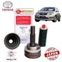 ราคา NKN JAPAN หัวเพลานอก ABS TOYOTA VIOS NCP42 ปี 02- 07 ZB1255-2H (23554666485)