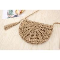 ราคา กระเป๋าสาน ทรงครึ่งวงกลม (5163843936)
