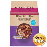 ราคา เวทโทรสอาหารเช้าโอ๊ตครันชี่ผสมบลูเบอร์รี่และแครนเบอร์รี่ 1กก. Waitrose Oat Crunchy Blueberry and Cranberry 1kg. ⋆ 50 (53306379227)