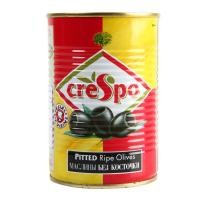 ราคา Crespo Pitted Black Olives 425ml (เครสโป มะกอกดำไร้เม็ดในน้ำเกลือ 425มล)