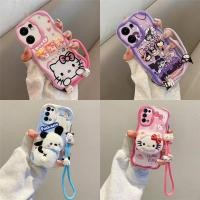 ราคา 3D Sanrio Kuromi Hello Kitty เคสโทรศัพท์สําหรับ Motorola Moto G60 G30 G20 G10 G75 G35 G15 G05 E22 E13 E14 สายรัดข้อมือการ์ตูนฝาครอบ (26144553992)