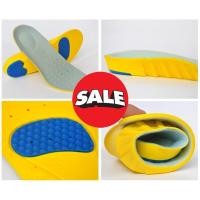 ราคา พื้นรองเท้า memory foam แผ่นรองเท้ากันกระแทก เมมโมรีโฟม แผ่นรองเพื่อสุขภาพเท้า Super Soft Insoles (ไซด์ตัดตามเบอร์ได้) (1245172347)