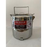 ราคา Zebra ปิ่นโต สแตนเลส ตราหัวม้าลาย ขนาด14/2ซม. (2739777719)