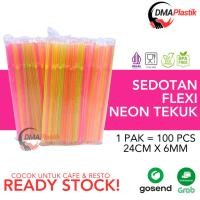 ราคา [100 ชิ้น] หลอดนีออนงอปลอดเชื้อในห่อพลาสติก / หลอดงอได้ปลอดเชื้อหลากสี (41078757513)