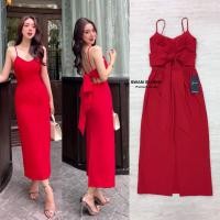 ราคา เดรสสีแดงสวยๆ เดรสสายเดี่ยวสีแดง เดรสสีแดง (21469098197)