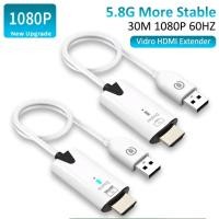 ราคา 5.8G 30M 1080P ไร้สาย HDMI Video Audio Transmitter Receiver Display Dongle Wireless Extender อะแดปเตอร์ AV สําหรับ PC แล็ปท็อปทีวี (44658858703)