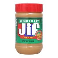 ราคา JIF จิฟ เนยถั่วลิสงบดละเอียด สูตร Reduce Fat 454 ก. Creamy Peanut Butter Reduce Fat (42065474468)