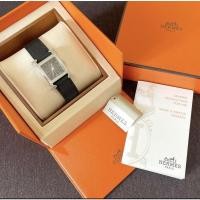 ราคา Hermes H-Hour Watch สายหนังดำ หน้าปัดสีดำ limited ของแท้! (15276540339)