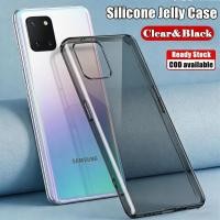 ราคา SAMSUNG สําหรับSamsung Galaxy Note10 Lite 6.7 นิ้วSM-N770Fนุ่มโปร่งแสงซิลิโคนสีดํายืดหยุ่นกันกระแทกTPUคริสตัลClear CoverผิวScratch-resistant Jellyกรณี (48510382157)