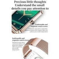 ราคา ❥ Rollstimi สมาร์ทนาฬิกาผู้หญิง Smartwatch สําหรับ Android 2024 นาฬิกากันน้ําบลูทูธนาฬิกาเพลง F (28779896106)