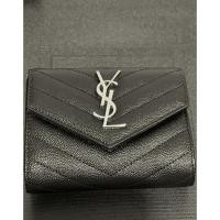 ราคา [Used like new] Yves Saint Laurent Tri Fold Wallet - Black (28768326570)