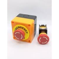 ราคา คุณภาพ สวิตช์อย่างดี Emergency Switch box อีเมอเจนซี่สวิทซ์ ปุ่มฉุกเฉิน Push Button Switch 22mm ป้าย 22mm งานแท้ มือ1 (41073788679)