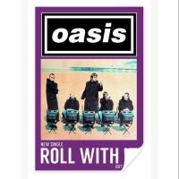 ราคา โปสเตอร์วงดนตรี Oasis ROLL WITH IT (3411051285)