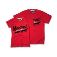 ราคา 9nine เสื้อสกรีนกำมะหยี่ รุ่น VL444 (สีแดง) (6415524469)