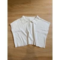 ราคา used เสื้อโปโลครอป สีขาว off White (52559945534)