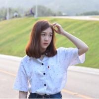 ราคา เสื้อเชิ้ตแขนสั้นปกฮาวายลายสมอเรือใบ (ขาว) (926394635)