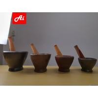 ราคา i Home ครกดินเผา ครกดิน ครกส้มตำ ครก พร้อมสากไม้ มีให้เลือก 5 ขนาด 6'' 7'' 8'' 9'' 10'' สินค้าครบเซ็ต ครกดินเผา+สากไม้ (14197897153)