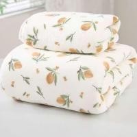 ราคา ️SET OF 2 FLOWER TOWELS (FACE TOWEL + BATH TOWEL) SUPER WATERPROOF (46706669258)