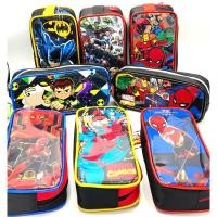 ราคา กระเป๋าดินสอ ลายการ์ตูน Avenger Batman Spiderman Ben10 (25371699498)