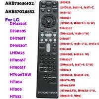 ราคา แอลจี ลูกชาย73636102 รีโมทคอนโทรลสําหรับ LG DVD HOME THEATER AKB37026852 DH4130S HT304 HT305 HT532 HT805 HT806 HT906 DH4220S DH4130S DH7531T DH6530T LHD625 HT806ST (49960330539)