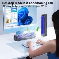 ราคา Mini Electric Tower Desktop Coog Conditioner 2000Mah USB Wall Mount Cold Air Personal Fan For Home (26209786317)